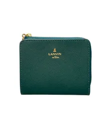 美品 ランバンオンブルー 二つ折り財布 レディース LANVIN en Bleu
