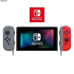 (本体)マイニンテンドーストア限定 Nintendo Switch(ニンテンドースイッチ) カスタマイズ Joy-Con(L) グレー/(R) レッド Joy-Conストラップ グレー(HAC-S-KAYAA) 任天堂