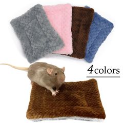 小動物 マット ハムスター モルモット デグー クッション ベッド 小動物用 厚め ふわふわ 柔らかい 遊び場 リス モモンガ