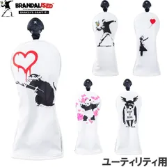 Banksy バンクシー ゴルフ BAHC-01UT ユーティリティ用ヘッドカバー【Balloon Girl/Flower Bomber/Love Rat/Keep It Real/Panda Gun】のサムネイル