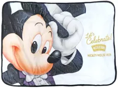 【中古】抱き枕カバー・シーツ・ブランケット ミッキーマウス ブランケット HAPPY BIRTHDAY MICKEY 2023 「ディズニー」 ディズニーストア限定