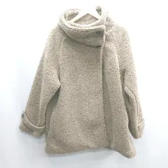◇ ⊇ sakishimatokyo サキシマトーキョー ボア 長袖 ブルゾン サイズF モカベージュ レディース E  【1503050035064】のサムネイル