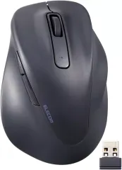 【中古】PCハード 静音 2.4GHz無線マウス EX-Gシリーズ 5ボタン Mサイズ (ブラック) [M-XGM30DBSKBK]