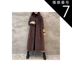 種類7：ブラック/XL コーデュロイ シャツ ワンピース くるみボタン ワンピース シャツワンピース ロング ロング丈 袖あり 長袖 襟付き フレア ワイド Aライン 切り替えデザイン 前開き かわいい 大人可愛い きれいめ シンプル カジュアル 大人 上品 