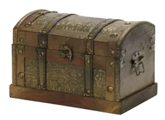 r_planning アンティーク調 木製 宝箱 ボックス レトロ ビンテージ調 装飾 小物入 