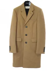 SAINT LAURENT PARIS サンローラン パリ 15AW キャメルシングルチェスターコート ベージュ 42のサムネイル