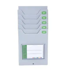 【特価セール】壁掛け ホルダー 立 クタイムカード差し icカード オフィス用品 取付ネジ付き タイムカードラック カードホルダー タイムカード収納 タイムカードラック 工場 勤怠管理 壁掛けタイムカ 出退勤用