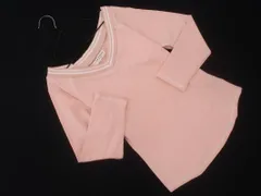 KUMIKYOKU 組曲 Vネック プルオーバー カットソー size2/ピンク ■◇ レディース