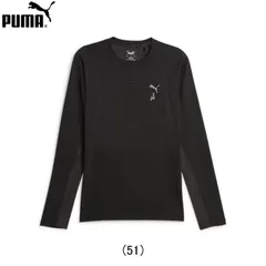 プーマ PUMA Seasons Raincell シーズンズ レインセル ランニングTシャツ 長袖 メンズ 男性 L (51)プーマブラック