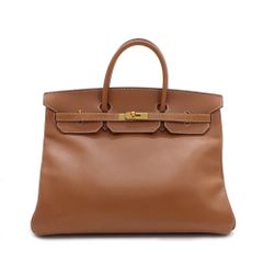 【天白】【HERMES】エルメス バーキン40 〇Y刻印 1995年製 ゴールド クシュベル ゴールド金具 ハンドバッグ バッグ メンズ レディース【中古】