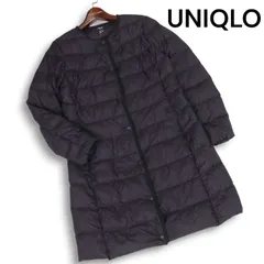 UNIQLO ユニクロ 秋冬★ ウルトラライト ダウン コンパクト ロング コート Sz.M レディース 黒