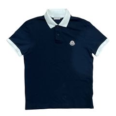 MONCLER ダブルワッペン ポロシャツ MONCLER モンクレール ダブルワッペン ポロシャツ グレー 憧れの