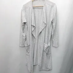 ◇ ROSE BUD COUPLES 長袖 ロングカーディガン サイズF グレー レディース E  【1407020045773】