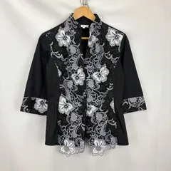 NARACAMICIE エンブロイダリー シャツジャケット サイズⅠ10-91-02-259 ルーマニア製 07051007 02のサムネイル
