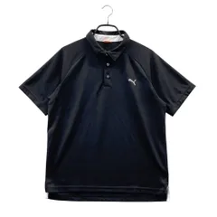 サイズ：L PUMA GOLF プーマゴルフ 557806 半袖ポロシャツ  ブラック系 [240101534052] ゴルフウェア メンズ ストスト