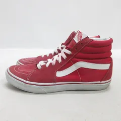 H■【27cm】バンズ/VANS V38CL+ SK8-HI スケートハイ スニーカー/赤/MENS■18【中古】