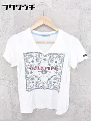 ◇ GUILD PRIME ギルドプライム 半袖 Tシャツ カットソー サイズ36 ホワイト レディース