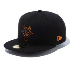 ニューエラ 59FIFTY 読売ジャイアンツ ブラック ブラック ラストオレンジ 1個 New Era 59FIFTY Yomiuri Giants Black Black Rust Orange 1pc
