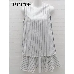 ◇ SENSE OF PLACE センスオブプレイス ノースリーブ 膝下丈 ワンピース サイズFree ホワイト レディース 【中古】 【1002801475291】