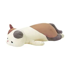 【割引クーポン】【新品】プレミアムねむねむ 抱きまくらL ゆず 58201-10 ミケネコのゆず ねむねむ 抱き枕 抱きまくら ねこ 猫 ネコ 三毛猫 ミケネコ ぬいぐるみ 癒し りぶはあと 正規品