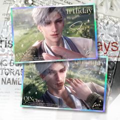 恋と深空 秦徹 シン アクリル色紙 きれいめ  ゲームグッズ 誕生日 記念写真   Love and Deepspace Sylus Birthday Anniversary