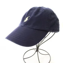 ポロ ラルフローレン POLO RALPH LAUREN キャップ 野球帽 ポニー刺繍 帽子 F 紺 /MM ■OF