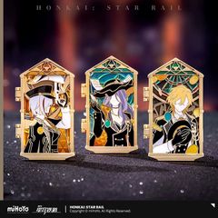 崩壊：スターレイル・公式　開閉 バッジ（石心誓環）トパーズ　アベンチュリン　ジェイド