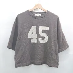 ◇ ⊂ B:MING BEAMS 半袖 数字ロゴTシャツ サイズone ブラウン系 メンズ　レディース E  【1507030000790】