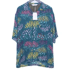 未使用 SASQUATCHFABRIX. O/C SHIRT FLOWERS Mサイズ グリーン 25SS-SY5-003のサムネイル