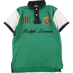 古着 ラルフローレン Ralph Lauren POLO by Ralph Lauren CUSTOM FIT 半袖 ラガーシャツ メンズM/eaa347364