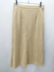 ◇ SENSE OF PLACE センスオブプレイス ロング丈 タイト スカート サイズFree ベージュ系 レディース E  【1406050078393】