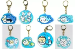 【中古】キーホルダー 全8種セット 「ちいかわ 水族館 オーロラアクリルキーホルダーコレクション」