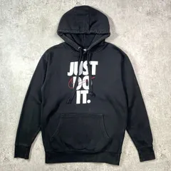 NIKE ナイキ JUST DO IT ロゴプリント スウェットパーカー メンズL相当 