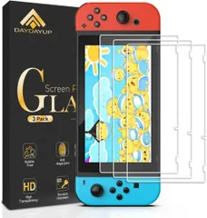 Nintendo Switch 用 硬度9H 液晶保護ガラスフィルム【3枚入り】