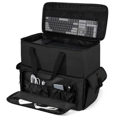 Trunab デスクトップキャリーケース デスクトップパソコン用キャリーバッグ PCタワー用バッグ デスクトップパソコン用キャリングケース 持ち運び