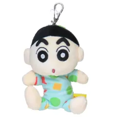 クレヨンしんちゃん リール式キーケース ぬいぐるみリールキーカバー パジャマ エスケイジャパン 鍵ホルダー アニメキャラクター グッズ 