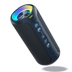 【新着商品】Ortizan スピーカー bluetooth ワイヤレス 防水 IPX7 40W ブルートゥース 30時間 連続再生 マイク 内蔵 RGB LEDライト付き pc パソコン テレビ 携帯 車載 ハンズフリー通話機能 TWS対応 sdカード TFカ