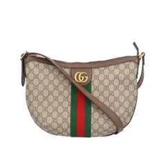 グッチ GGスモールクロスボディ オフィディア ショルダーバッグ GGスプリームキャンバス 598125 ベージュ レディース  GUCCI  中古 グッチ