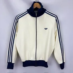 adidas ADS-4F ジャージ ジャケット ホワイト/ネイビー adidas ADS-4F