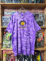 【US古着】90s All Sport SMILE Tie Dye Pattern T-Shirt | 90年代タグ オールスポーツ スマイル タイダイ柄 刺繍 ストリート 半袖 Tシャツ シングルステッチ パープル ビックサイズ XL