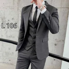 [L 106] メンズ ファッション 服 男性用 オシャレ シンプル 大人 かっこいい 大きいサイズ ストリート 紳士服 スーツ スリムフィット 韓国スタイル スーツ ビジネス フォーマル ワークウェア ジャケット