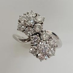 【中古】Van Cleef & Arpels ヴァンクリーフ＆アーペル ドゥフルーレットリング K18WG