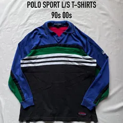 polo sport ポロスポーツ　長袖tシャツ　ポロシャツ　ラガーシャツ　90s 00s マルチカラー