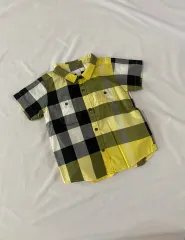 3y 98cm BURBERRY(バーバリー ) キッズ 子供 チェック 半袖 コットン シャツ