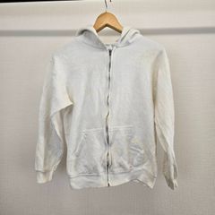 Tultex タルテックス フルジップアップパーカー S 白 ヴィンテージ メンズ レディース 古着 M-C-415