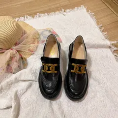 美品【TOD'S】イタリア製 ビットローファー ゴールド金具 37(23.5㎝) 美品【TOD'S】イタリア製 ビットローファー ゴールド金具 37