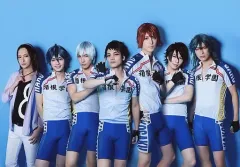 【中古】生写真(男性) 集合(7人)/横型・膝上・背景青・キャラクターショット/箱根学園/舞台『弱虫ペダル』新インターハイ篇FINAL～POWER OF BIKE～ ランダムブロマイド