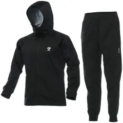 サウナスーツ メンズ レディース 上下セット ウォーキング ランニングウェア 洗濯可能 TPUラミネート加工 2WAYストレッチ生地 XSサイズ GronG（グロング）