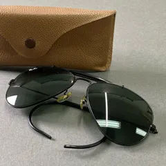 f6 《美品》 Ray-Ban レイバン ボシュロム ティアドロップ サングラス ブラック B&L USA製 OUTDOORSMAN アイウェア