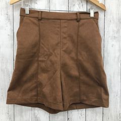 【 RETRO GIRL 】レトロガール タックショートパンツ ブラウン フリーサイズ